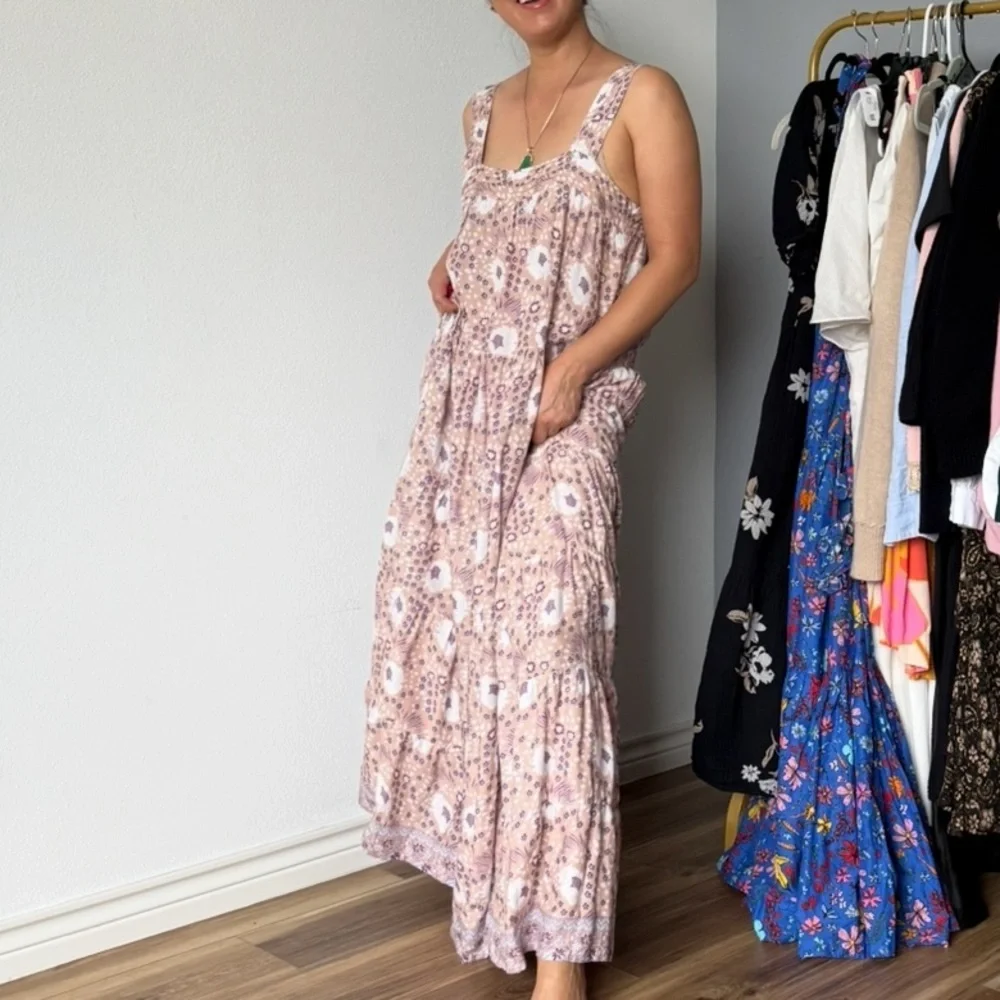 Natalie Martin Floral Sleeveless Maxi Dress